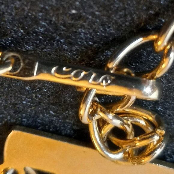 Vintage Coro 8 strand gold tone chain Necklace - Picture 6 of 6